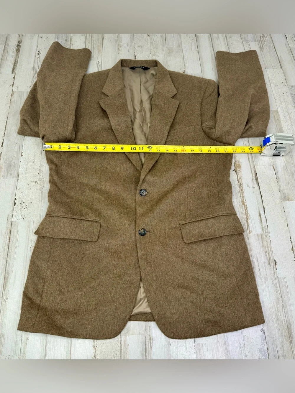 Jos A Bank Mens 41R 100% Camel Hair Blazer Brown Sport Coat Jacket Lined